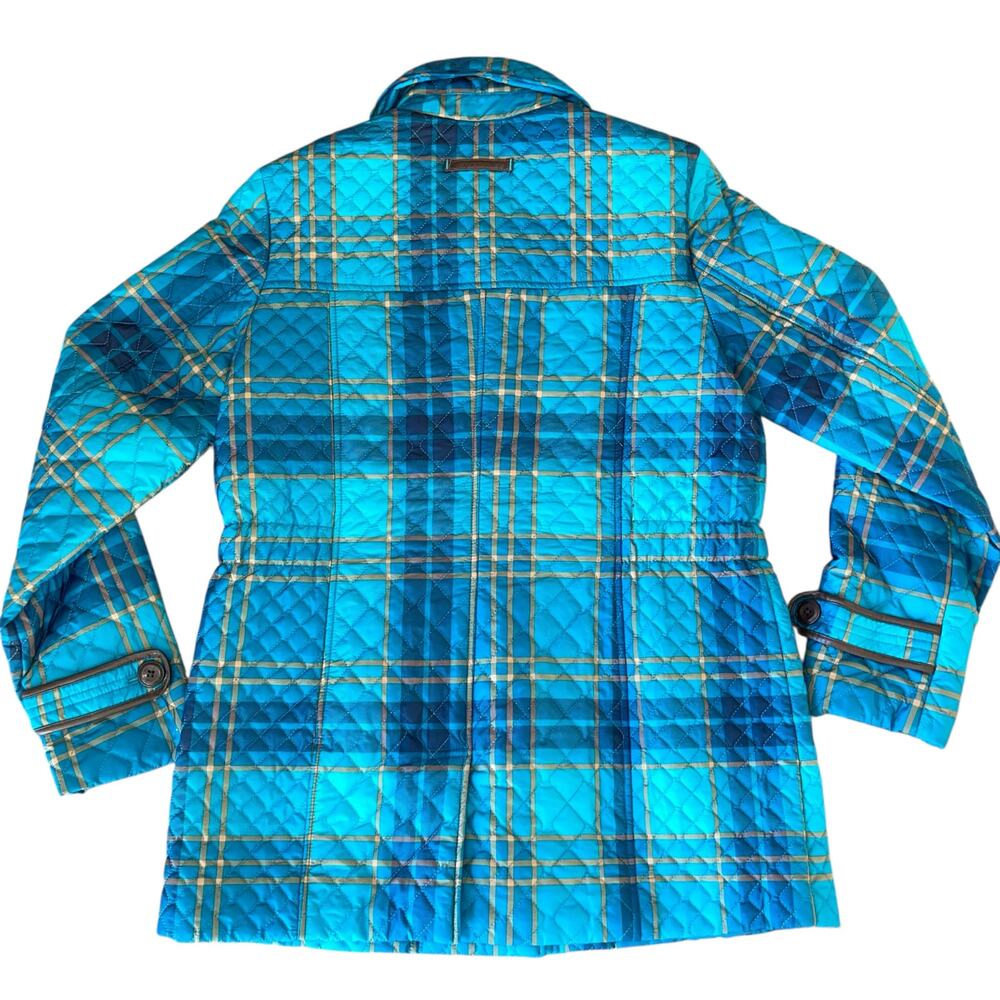 Lands' End Quilted Jacket Plaid - Picture 5 of 11